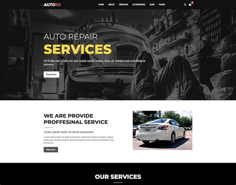Automotive Website Templates