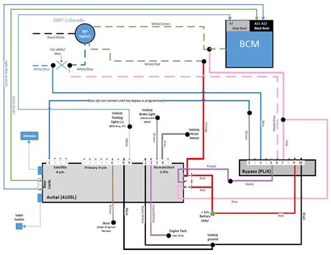 Avital Keyless Entry Wiring Diagram