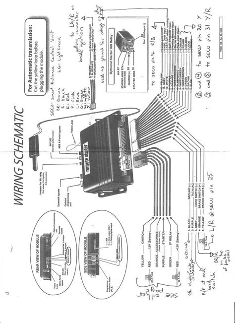 Avital Remote Starter Wiring Diagram For Nissan