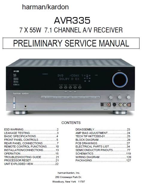 Avr 335 71 Channels Receiver Manual