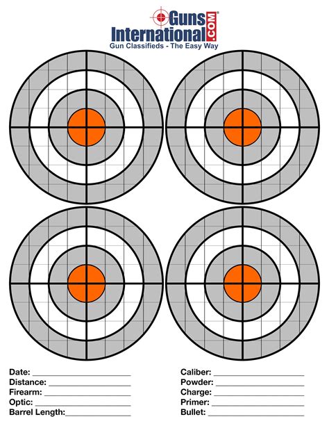Awesome Printable Targets