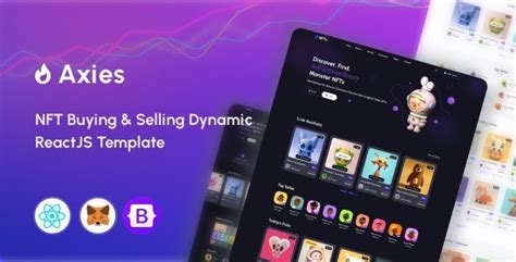 Axies - Nft Marketplace React Js Template Nulled