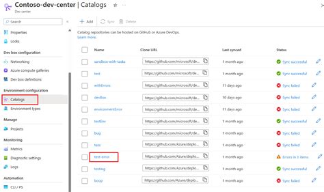 Azure Product Catalog