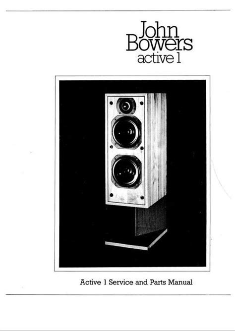 B W 2004 Zmf Bowers Wilkins Service Manual