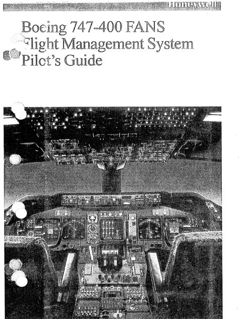 B747 Flight Management System Manual