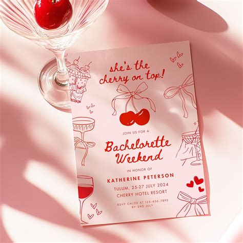 Bachelorette Invite Templates