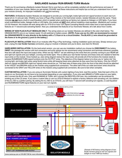 Badlands Motorcycle Products Wiring Diagram