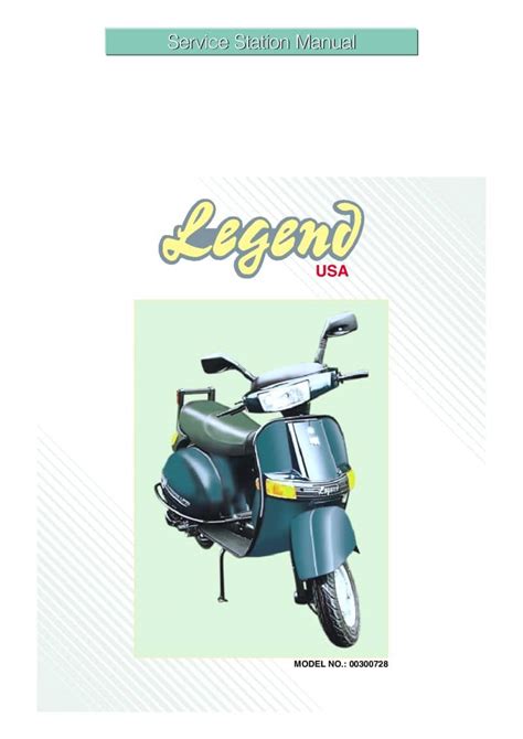 Bajaj Legend Scooter Workshop Manual Repair Manual Service Manual Download