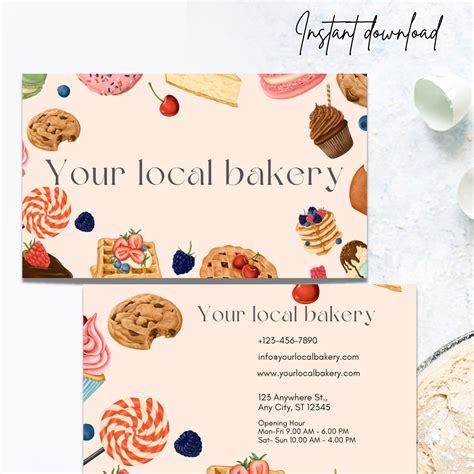 Bakery Business Card Template
