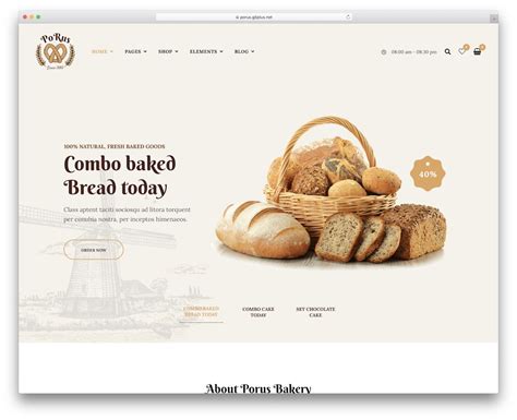 Bakery Website Template