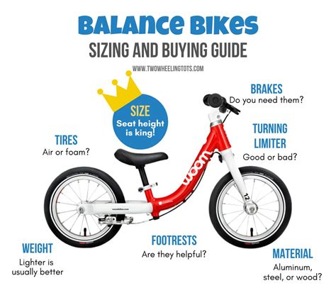 Balance Bike Height Chart
