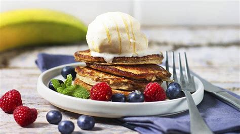 Bananpannkaka i ugn havregryn: Ett hälsosamt och smidigt frukostalternativ