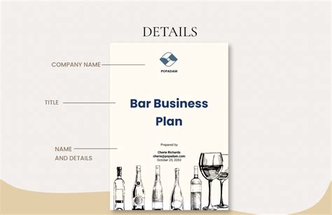 Bar Business Plan Template