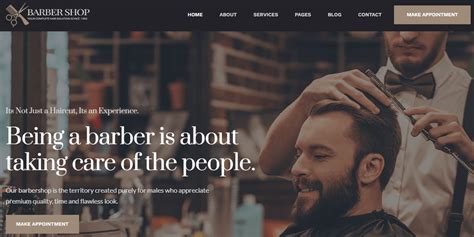 Barber Website Template