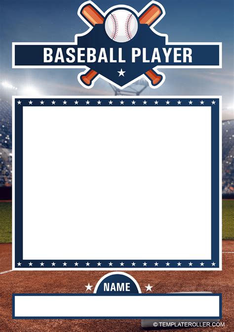 Baseball Card Picture Template