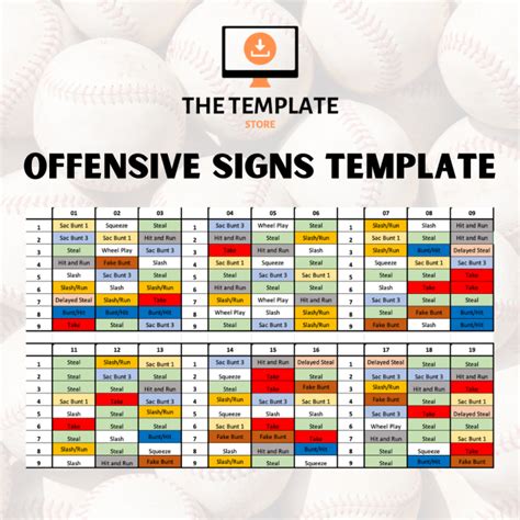 Baseball Wristband Signs Template Free