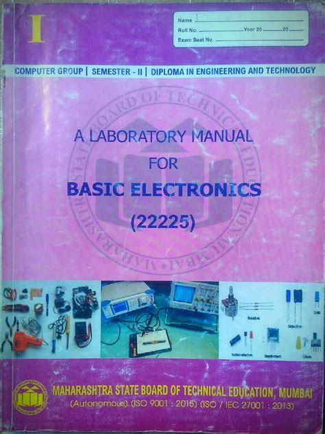 Basic Electronics Lab Manual First Semester