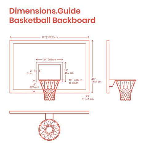 Basketball Backboard Template
