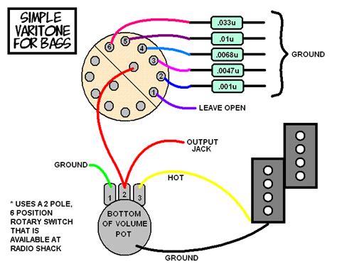 Bass Varitone Wiring Diagram