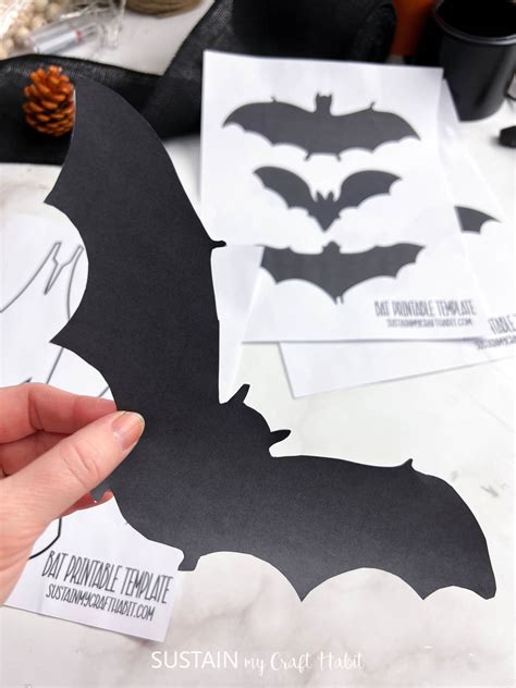 Bat Paper Template