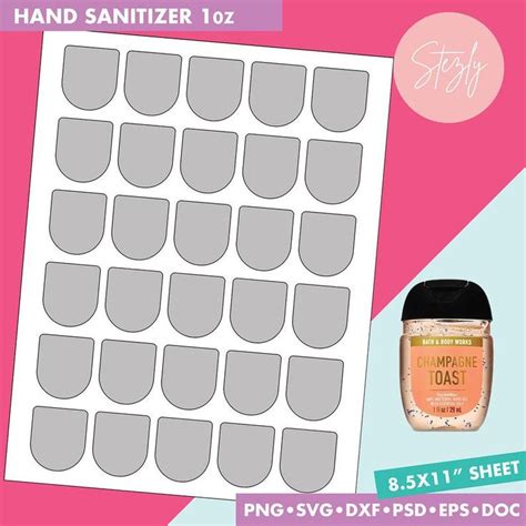 Bath And Body Works Hand Soap Template