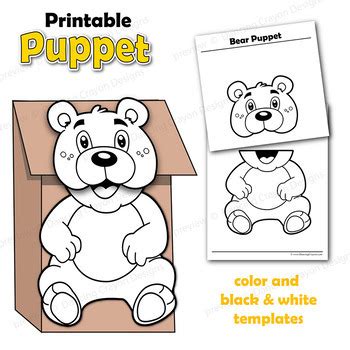 Bear Puppet Printable