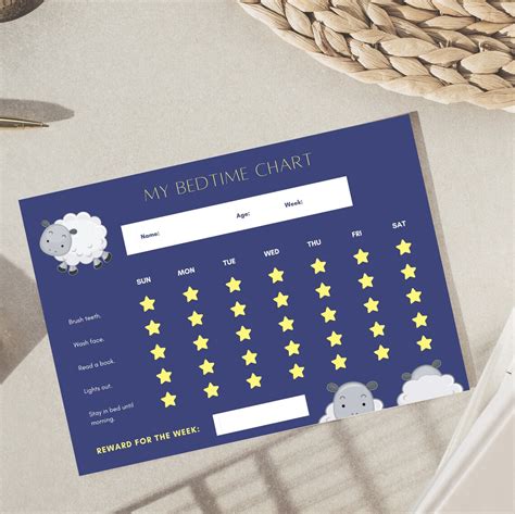 Bedtime Reward Chart
