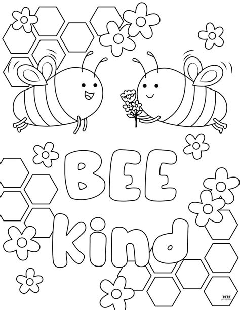 Bee Coloring Pages Free