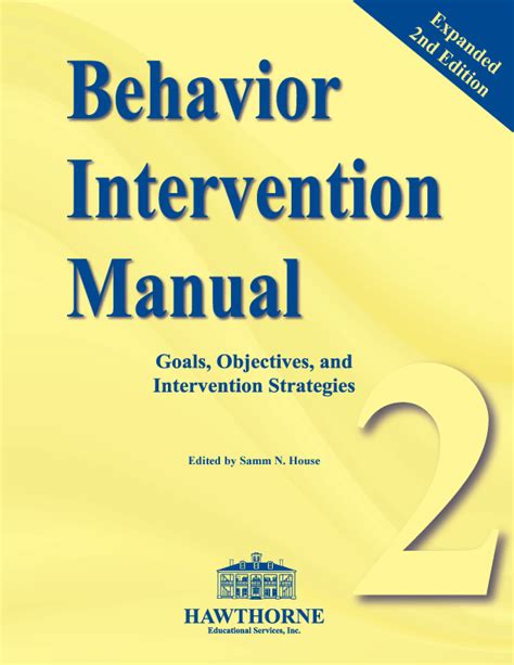 Behavior Intervention Manual Hawthorne Educational Service