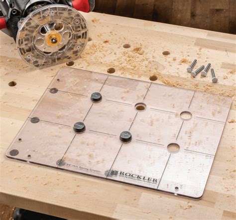 Bench Dog Hole Template