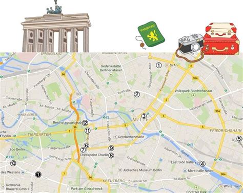 Berlin Karta Sevärdheter: din guide till Berlins främsta sevärdheter