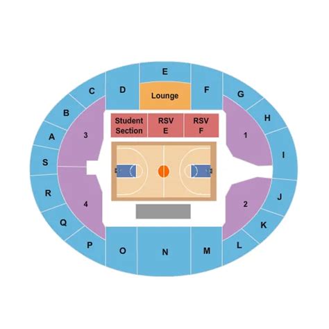 Bernard G Johnson Coliseum Seating Chart