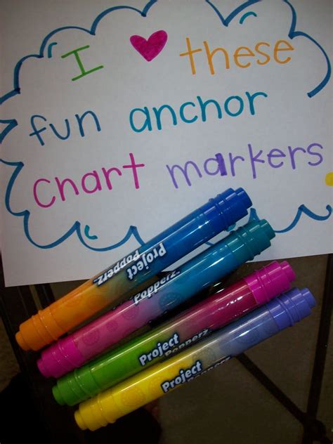 Best Anchor Chart Markers