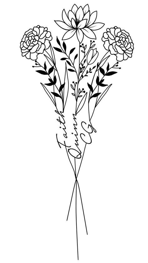 Best Birth Flower Bouquet Generator Free Printable