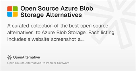 Best Open-source Alternatives To Azure Data Catalog