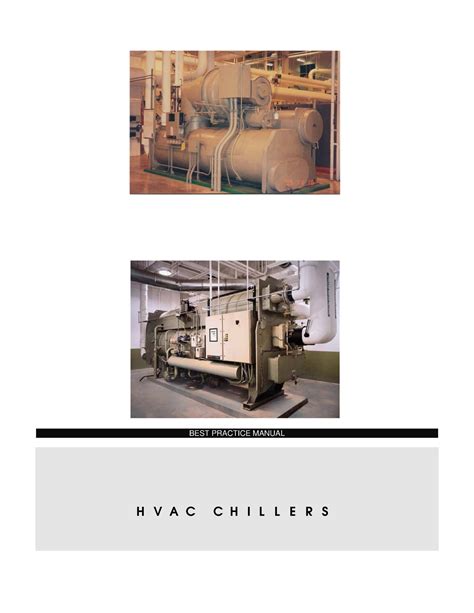 Best Practice Manual Hvac Chillers Afe Connections