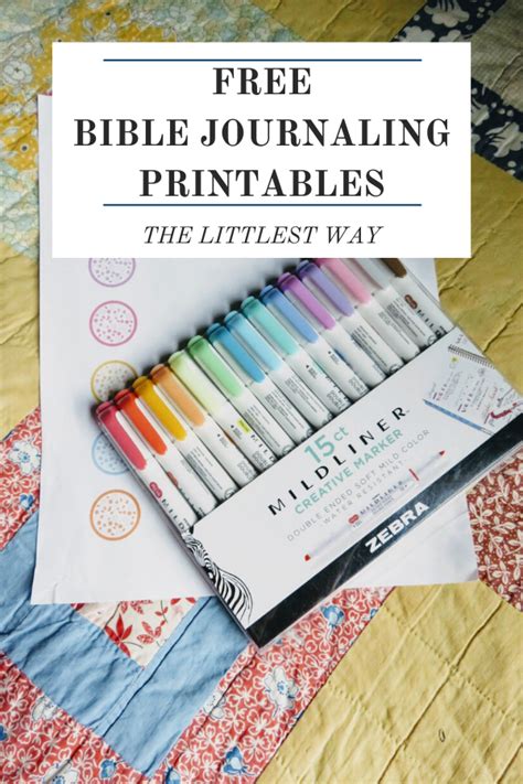 Bible Journaling Free Printables