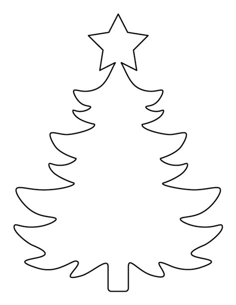 Big Christmas Tree Template