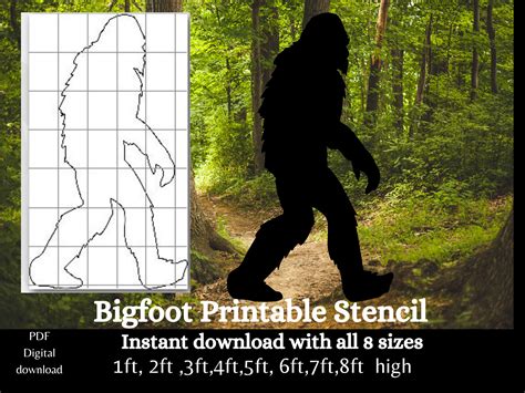 Bigfoot Foot Template