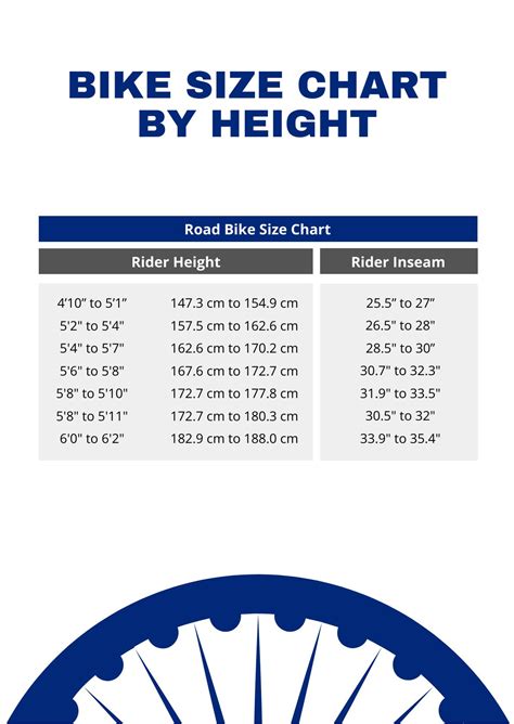 Bike Height Chart