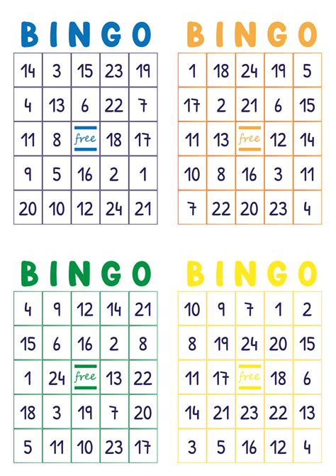 Bingo Free Printable