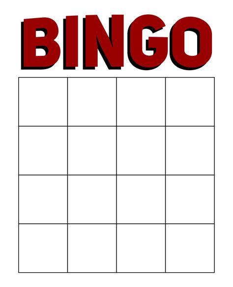 Bingo Game Template