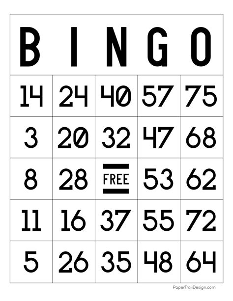 Bingo Sheets Printable