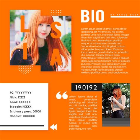 Bio Template For Roleplay