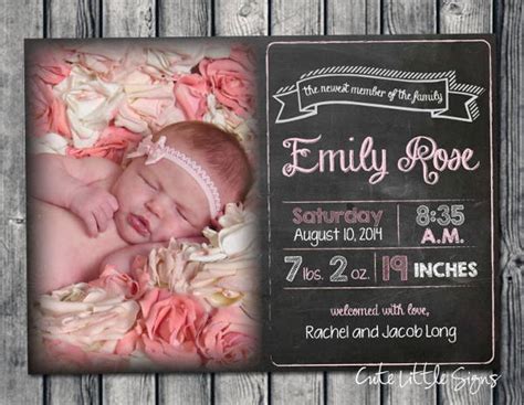 Birth Announcement Templates