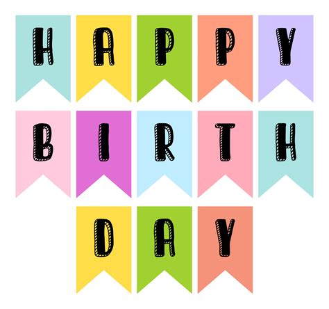 Birthday Banner Template