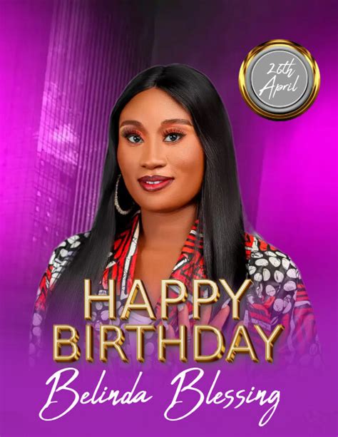 Birthday Flyers Template