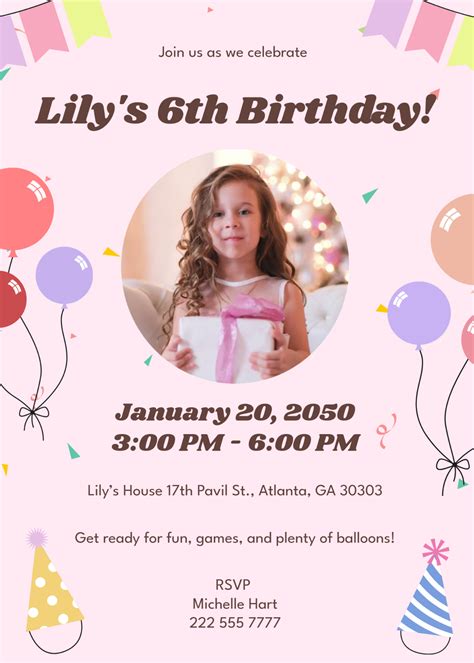 Birthday Party Templates