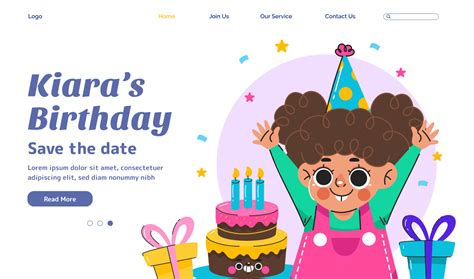 Birthday Site Template