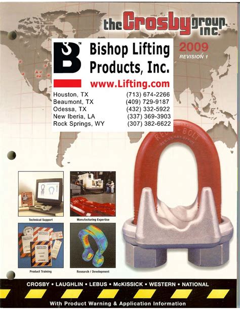 Bishop Lifting Catalog